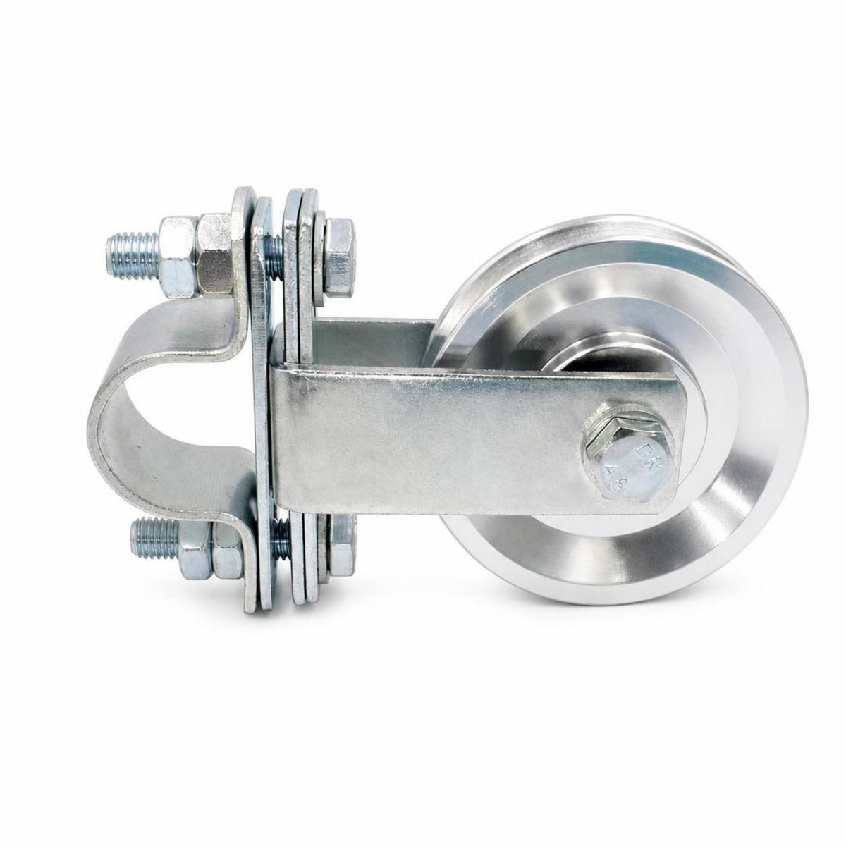 Grooved Wheel Clamp Pulley Bracket Horizontal Arm Lat Pulldown Pulley Compact Fitness Equipment