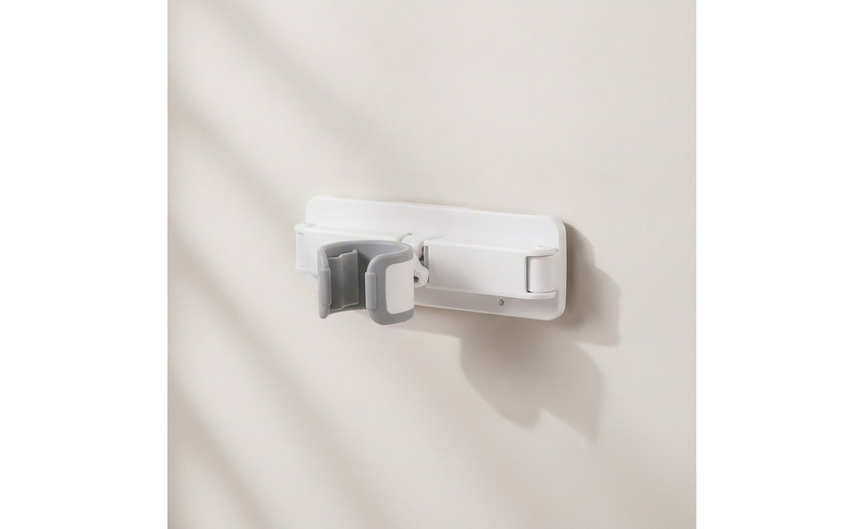 Hair Dryer Holder Wall Mounted Adjustable Organizer Compact for Washroom