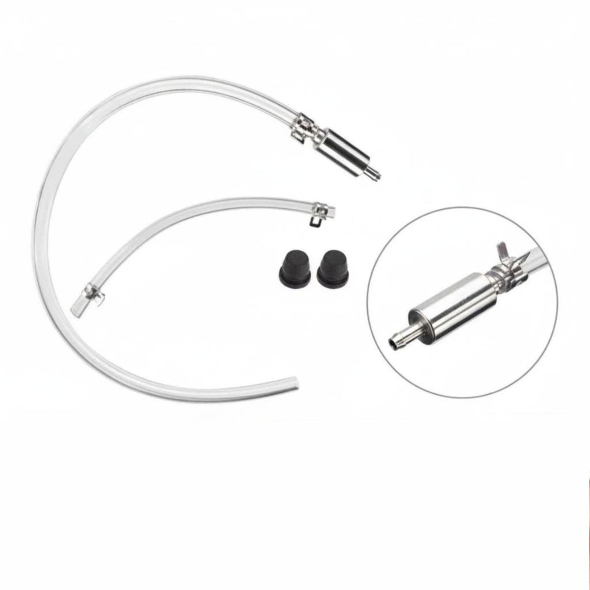 Leak-Leak-Proof Seal Motorcycle Brake Bleeder Hose Universal Compatibility Single-Way Check Valve Bleeder Tube Easy to Use Hydraulic Clutch Bleeding Tool Aluminum Body for DIYers, Beginners, Garage, Workshop