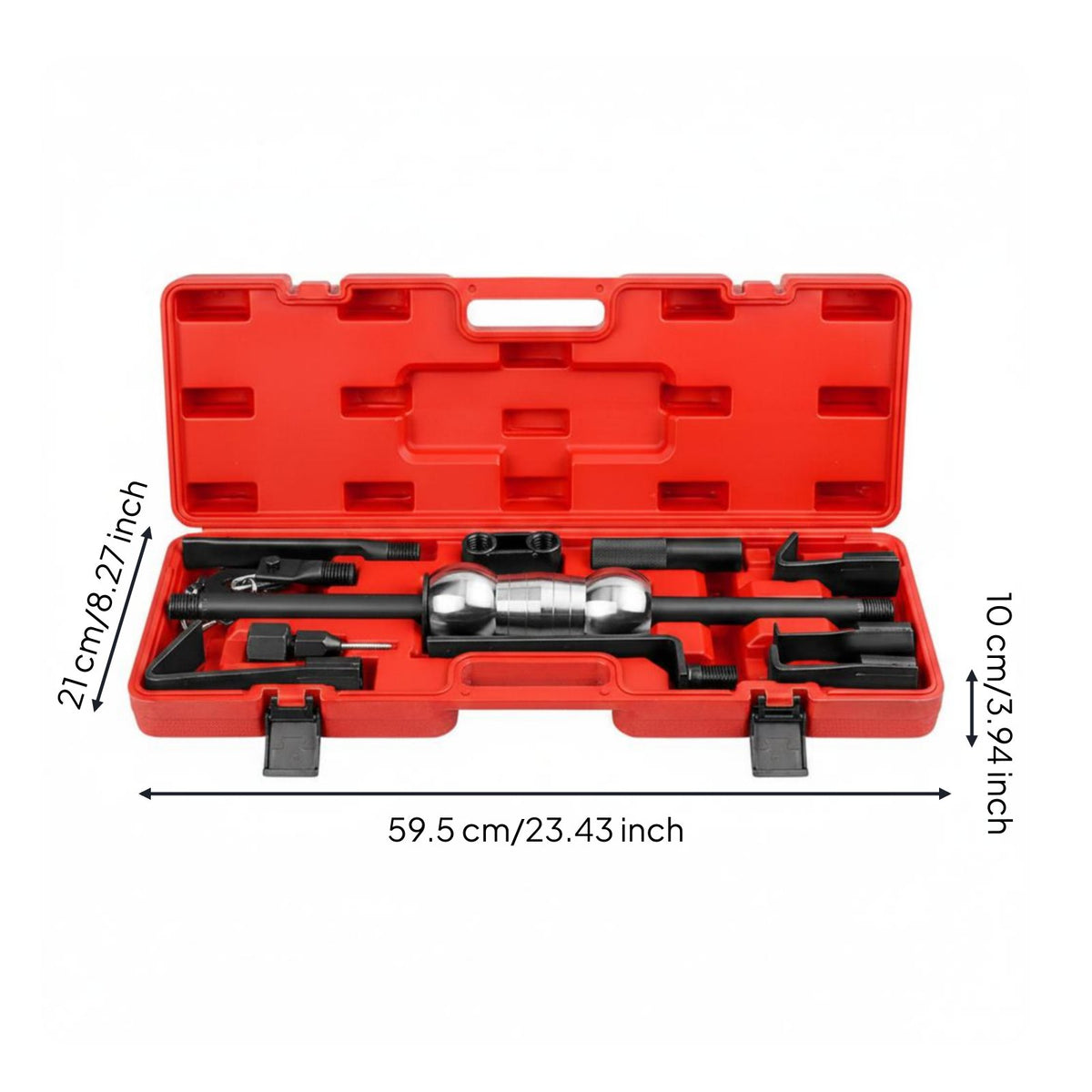 11 Pieces Auto Body Indentation Removal Kit Slide Auto Body Slide Kit Heavy Duty Car Sheet Metal Repair Tool for Mechanics, DIY Enthusiasts