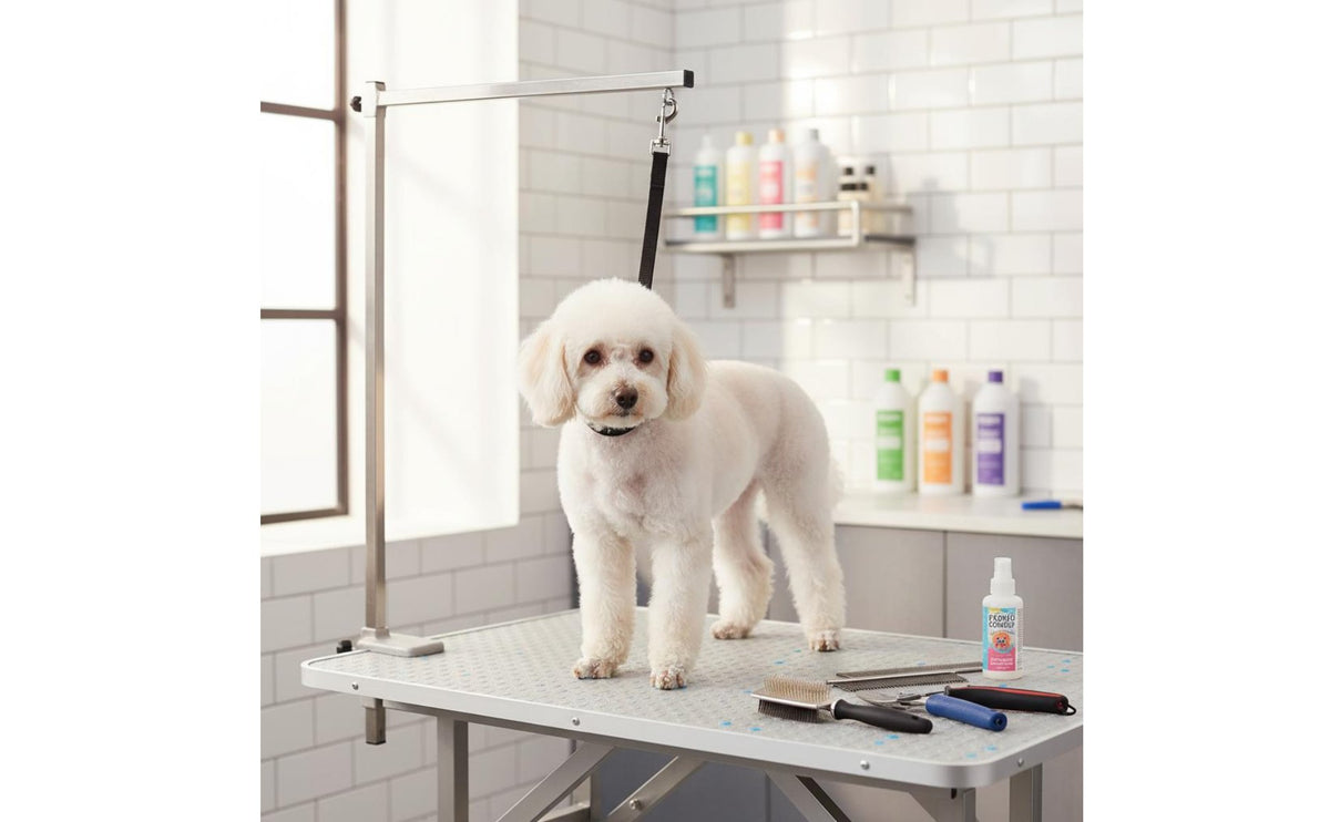 Grooming Table Loop Long-Lasting Nylon Dog Grooming Noose Adjustable Restraint Noose Universal Fit Strong Metal Fastener
