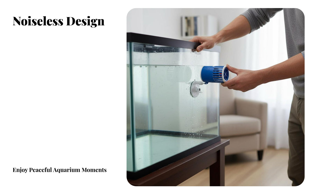 Submersible Water Circulator Waste Removal Function Fish Tank Current Pump Simulates Current Aquarium Circulation Pump for Freshwater Aquariums