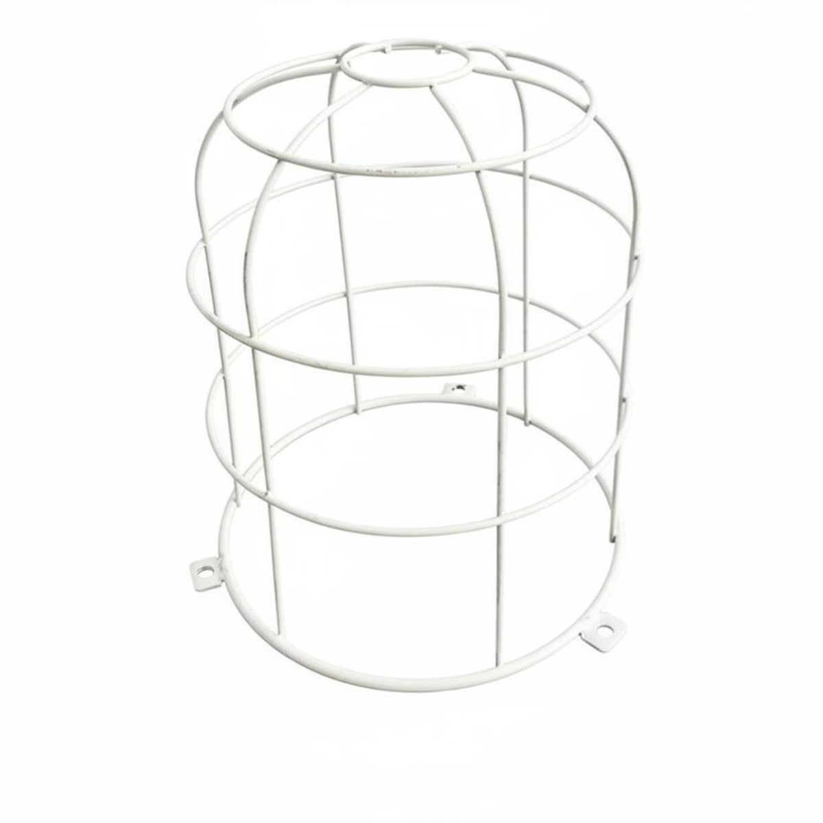 Wire Bulb Cage Easy Installation Industrial Bulb Protector Vintage Design Industrial Light Cage for Garage, Basement