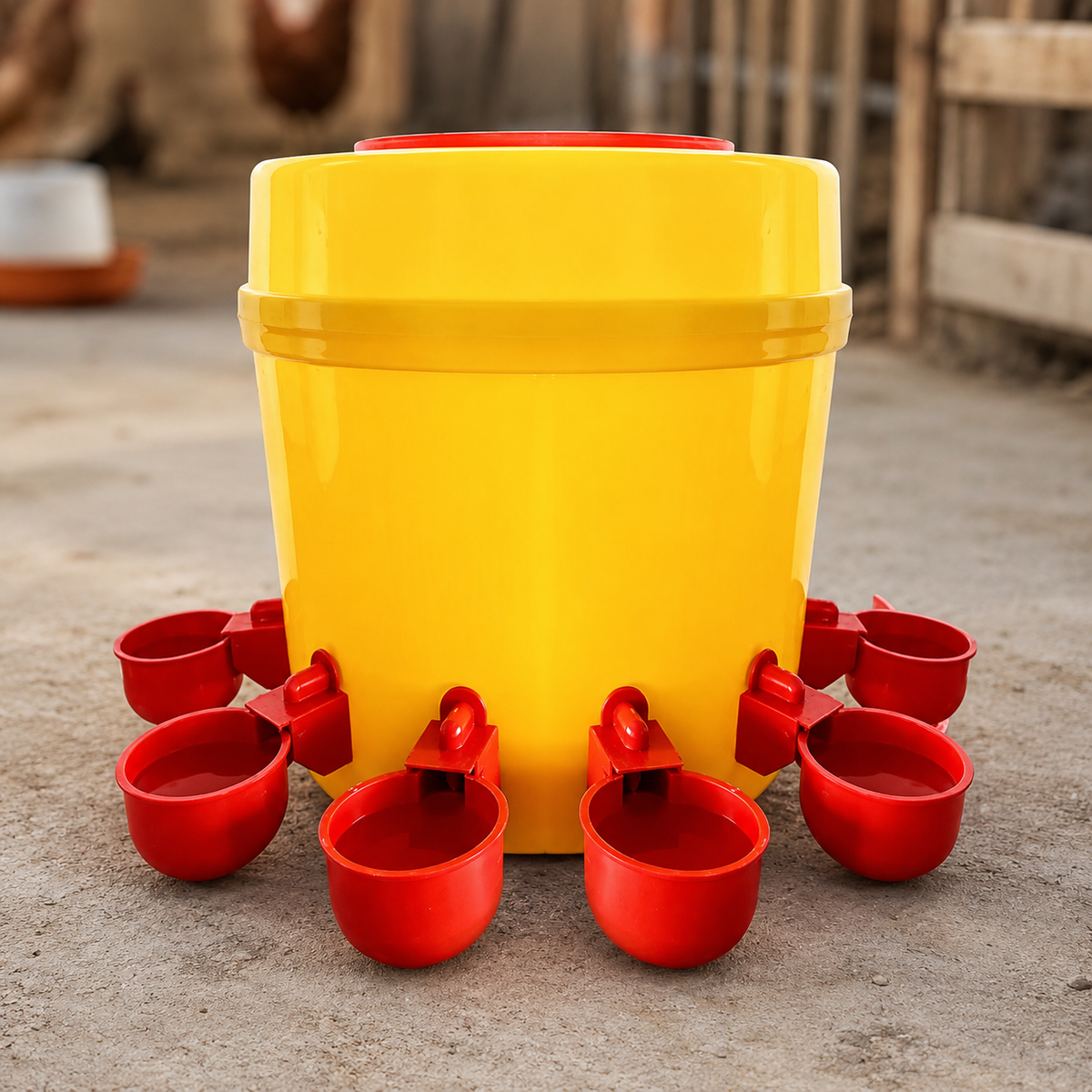 Automatic Poultry Waterer for Quail, Chicken, Duck, Goose - Farm Animal Drinking Bowl Feeder