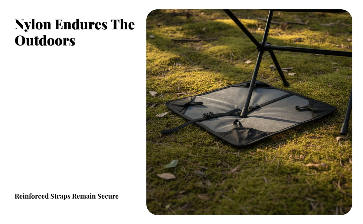 Camping Chair Mat with Loops - Non-Slip Ground Sheet for Beach