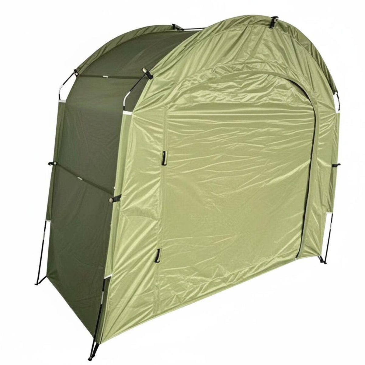 Large Space Portable Outdoor Bike Storage Tent Easy to Set up Freestanding Bike Storage Shelter Quick Setup Waterproof for Long-Distance Riders, Cyclists, Travel