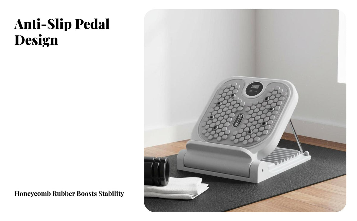 Improves Flexibility & Mobility Adjustable Incline Board Non-Slip Surface Adjustable Slant Board Multi-Functional Foot Rocker Stretcher Foldable Design for Athletes, Runners, Gym, Home, Office