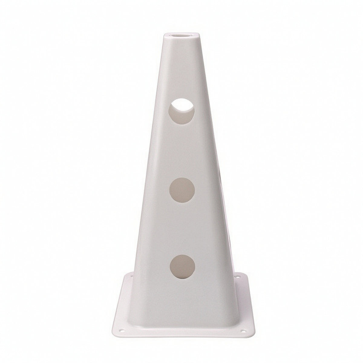 Plastic Training Cone 30 Cm Cone with Side Openings Sports Cones Multipurpose Practice Cones Tapered for Coaches