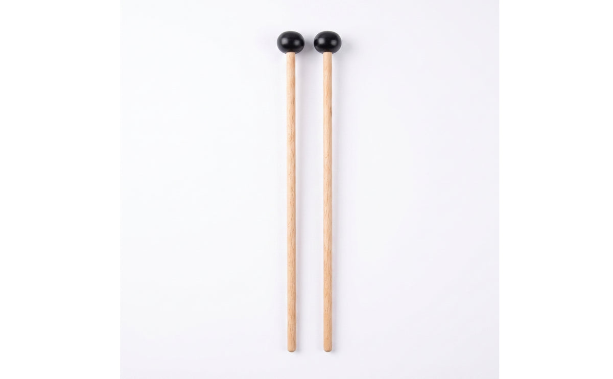 Mallets with Flat Heads Hard Head Wooden Percussion Mallets Smooth Drum Sticks for Students, Beginners, Practice, Marching Band