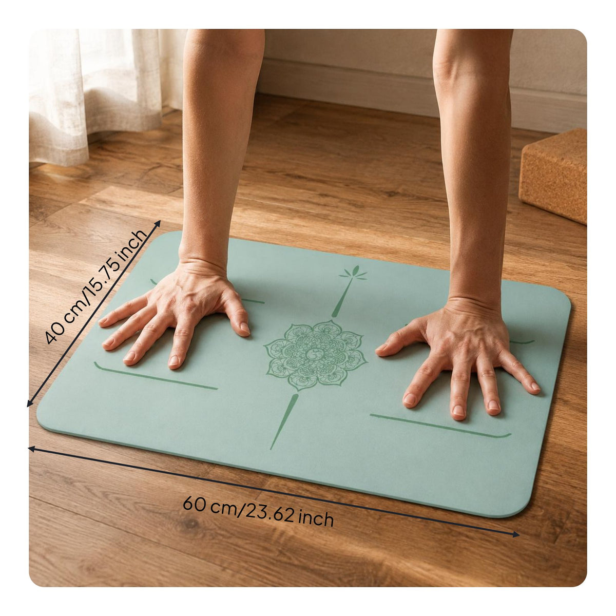 Handstand Mat Rubber Mini Exercise Mat Joint Protection for Beginners