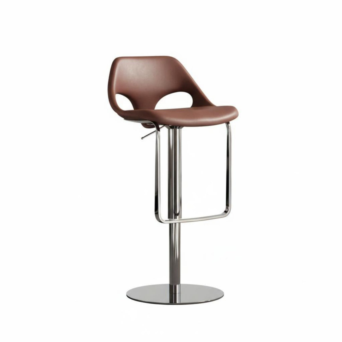Minimalist Design Adjustable rotate Bar Stool Stable Base Adjustable rotate Stool Upholstered Seat Counter Chair Ergonomic supportrest for Homeowners, Adults, Interior Designers, Restaurant, Cafe, Kitchen, Dining Room
