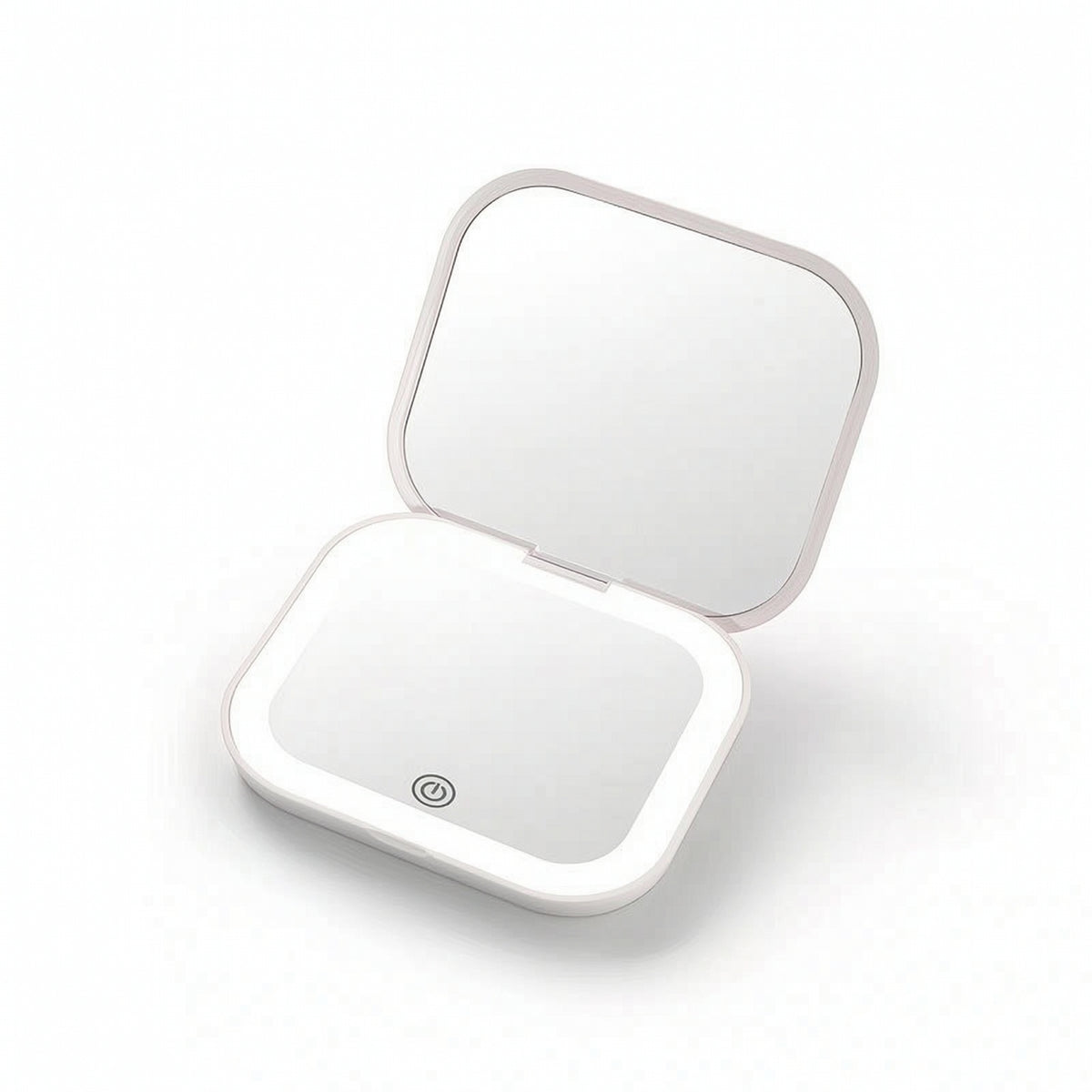 Portable Folding Travel Makeup Mirror Compact Lighted Makeup Mirror Lightweight for Desk
