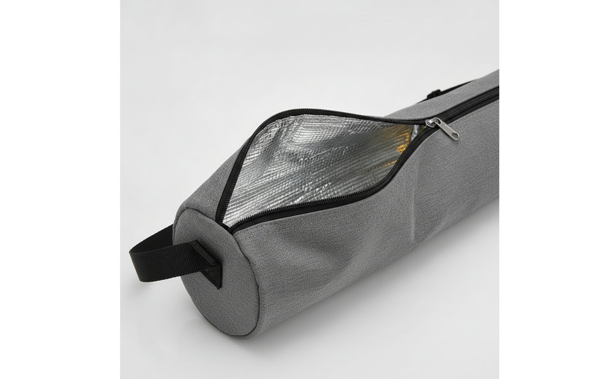 Compact Cylindrical Cooler Bag Adjustable Cooler Bag with Shoulder Strap Lightweight Insulated Drink Sleeve Thermal for Golfers