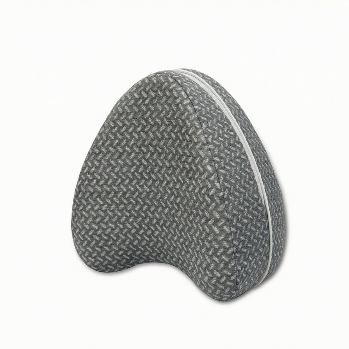 Washable Heart-Shaped Leg Pillow Contoured Memory Foam Leg Pillow Orthopedic Soft for Sleeping