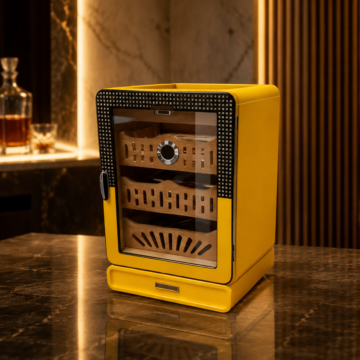 cigar humidor cabinet