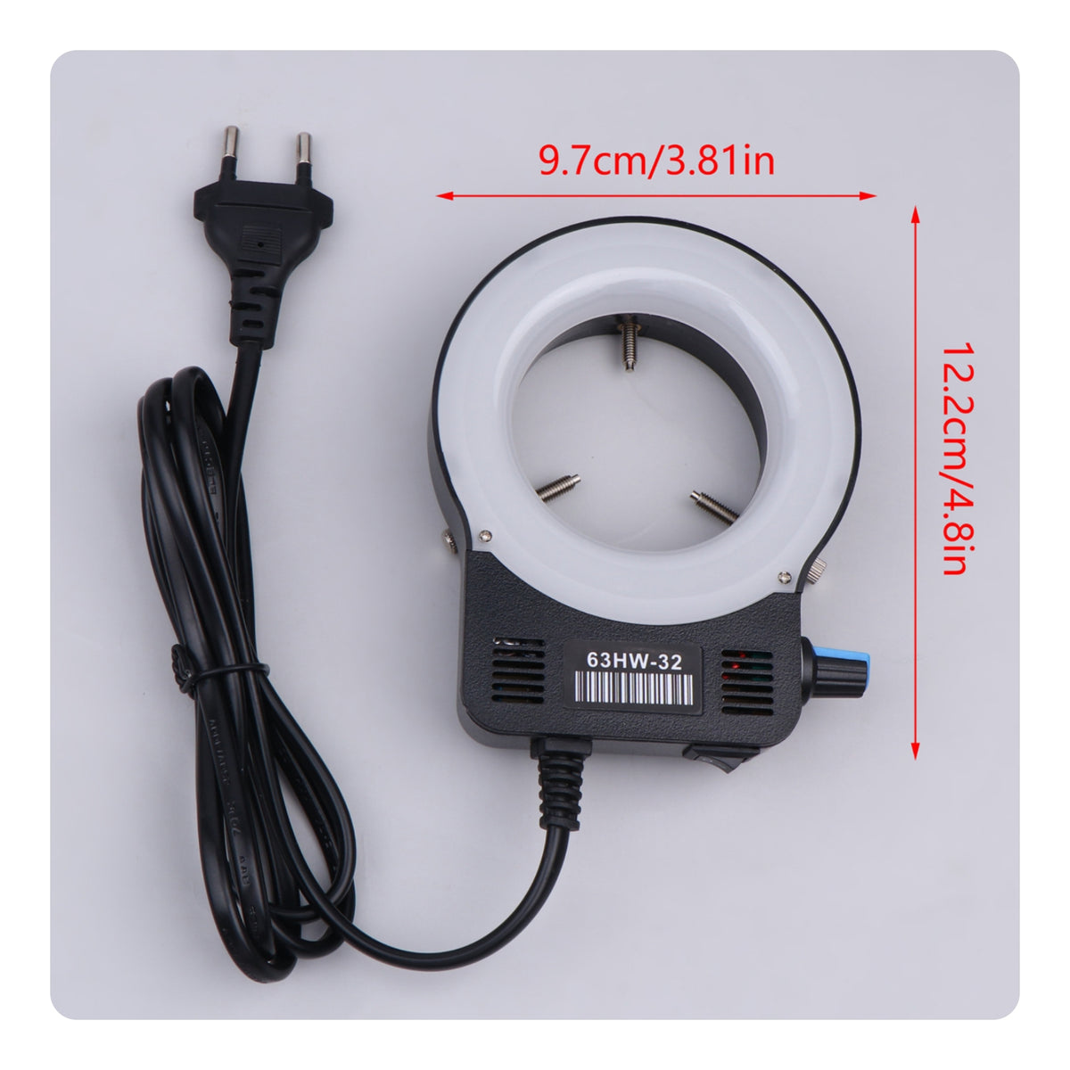 Microscope LED Circular Light Frosted Light Softener Microscope Circular Light