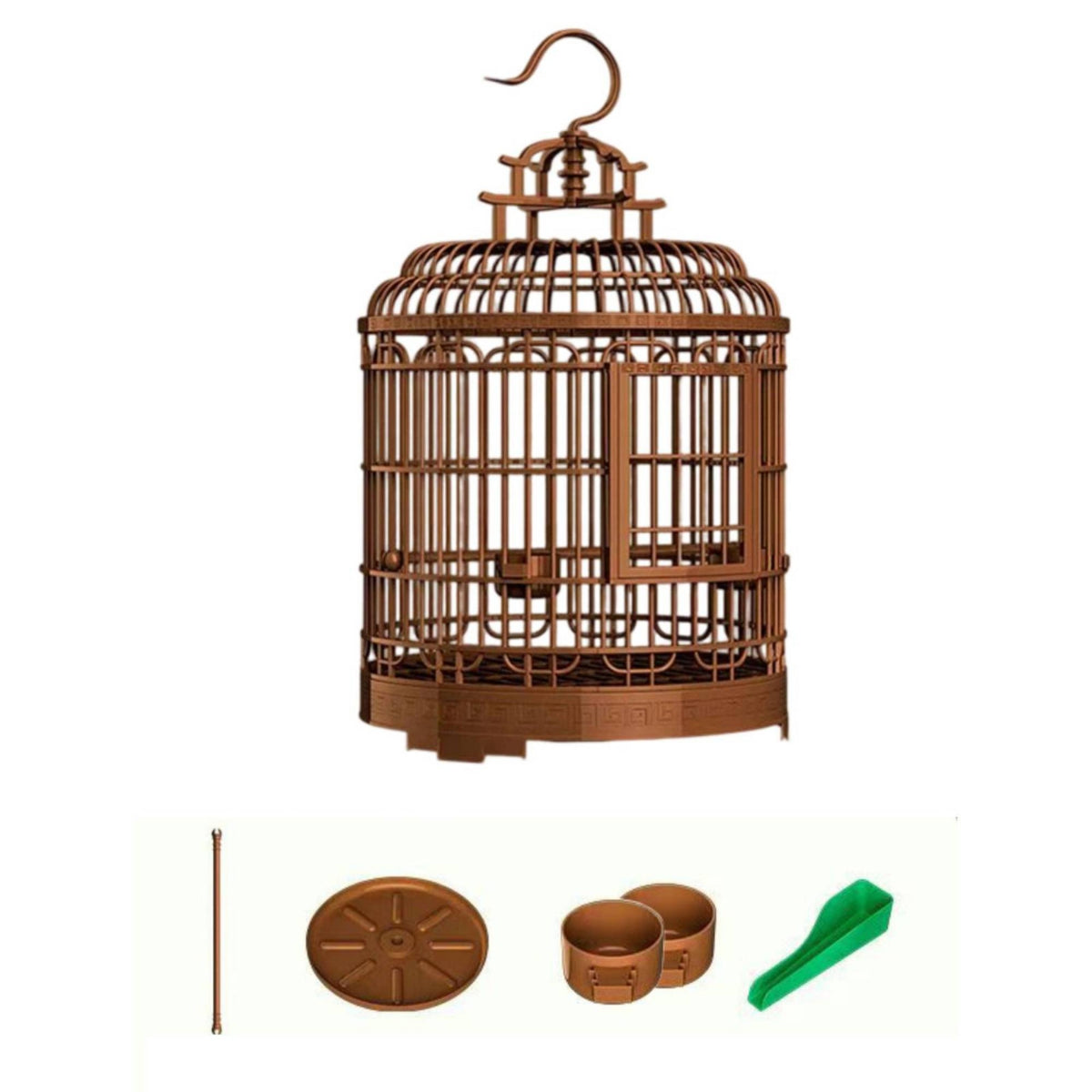 Round Bird Cage Indoor Birdcage Practical for Home
