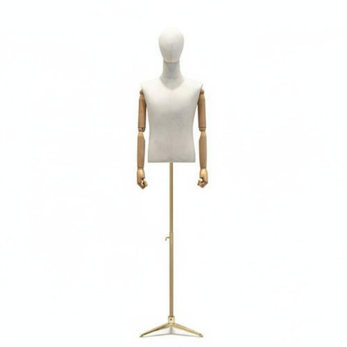 Men's Suit Display Stand Sturdy Metal Base Men's Dress Form Stand for Showroom