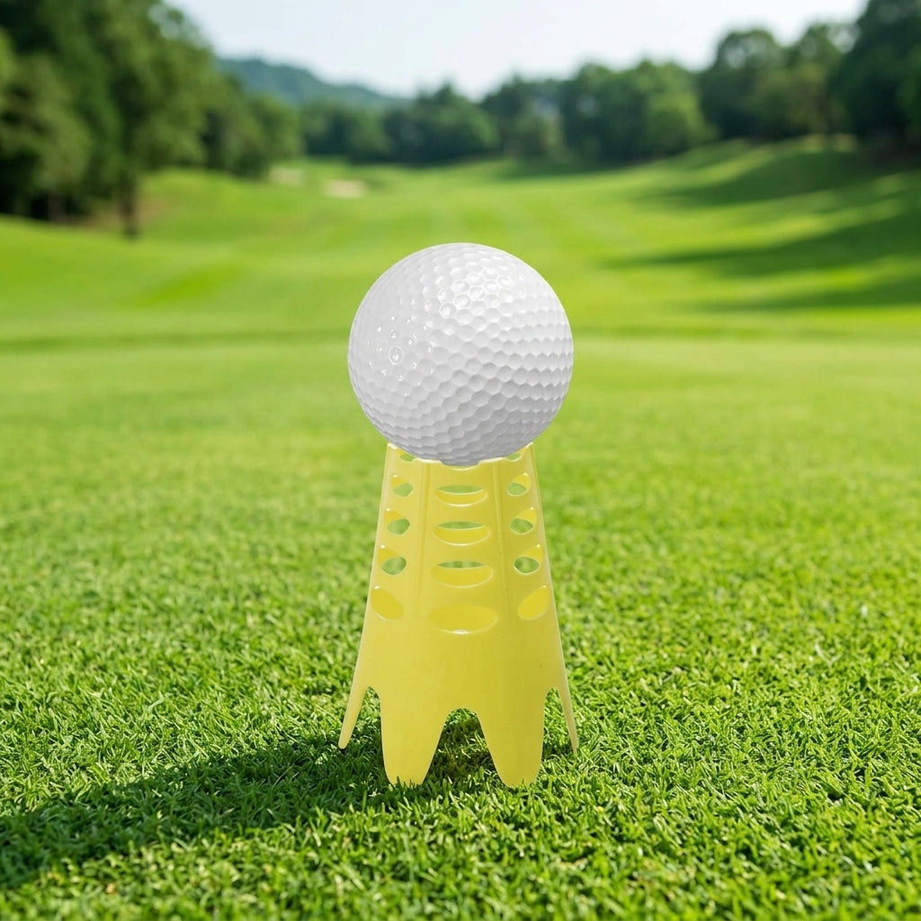 500-Pack Golf Tees, Durable PE Golf Tees, Low Resistance White Golf Tees, Patented for Golfers