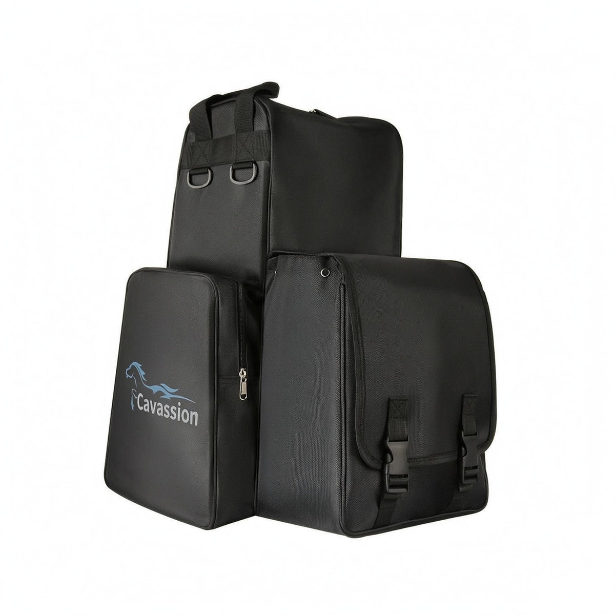 Equestrian Equipment Bag Multiple Pockets Equestrian Storage Bag Adjustable Strap for Equestrians, Riders, Barn, Stable