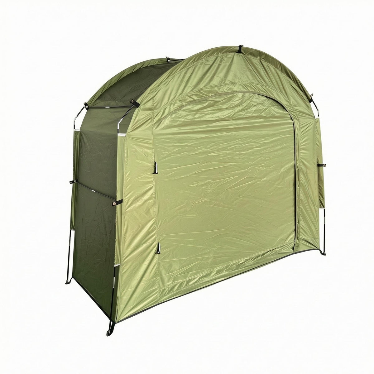 Cycle Storage Tent Zippered Door Foldable Cycle Tent Frame-Supported Portable Bike Shelter
