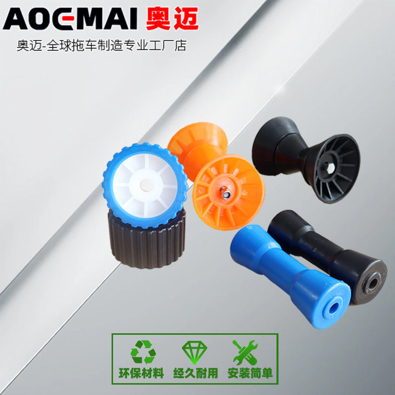 Aomai Trailer Accessories Set with Rollers and Wheels for Boats