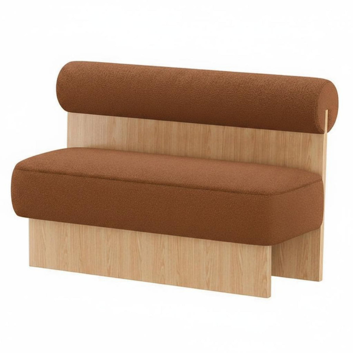 3 Pieces Curved Support Chair and Circular Table Set Wabi-Sabi Design Minimalist Design Ergonomic Supportrest for Coffee Shop