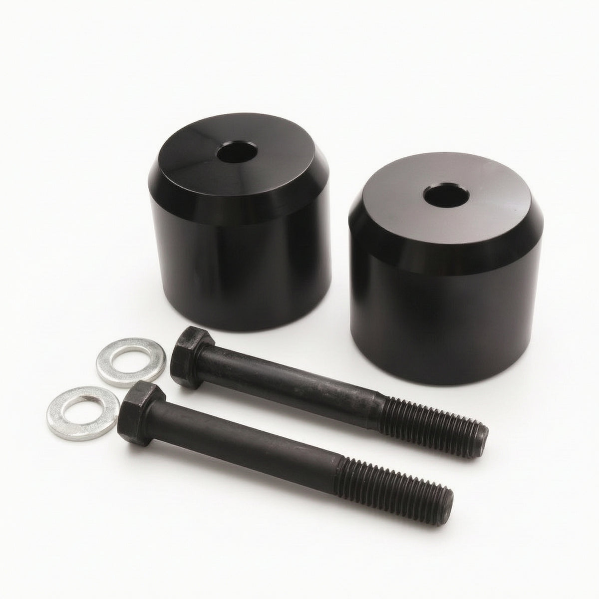 Larger Tires Front Leveling Lift Kit Aluminum Alloy Front Leveling Kit Extra Ground Clearance Bolt-on for Truck Owners, Chassis Upgrade, Garage Projects