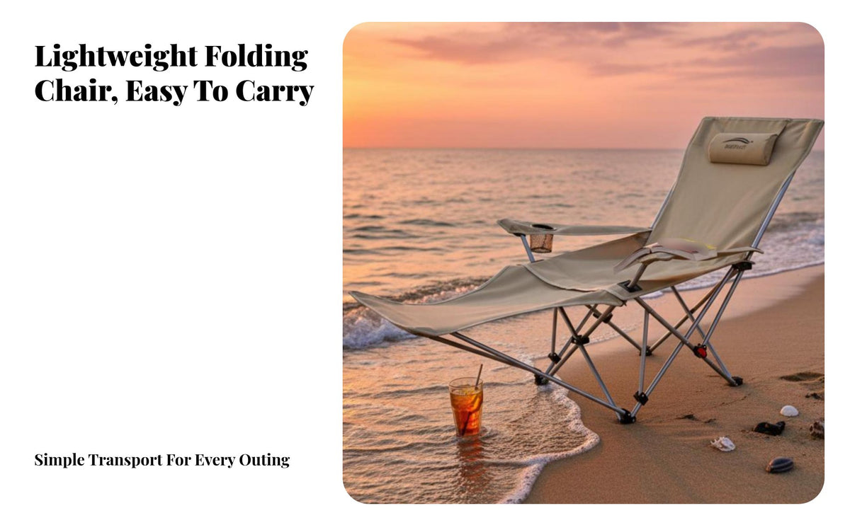 Adjustable Ground Chair Foldable Design Portable Seat Lightweight Outdoor Furniture for Beach& proceeders, Travelers, Fishing, Picnics, Travel