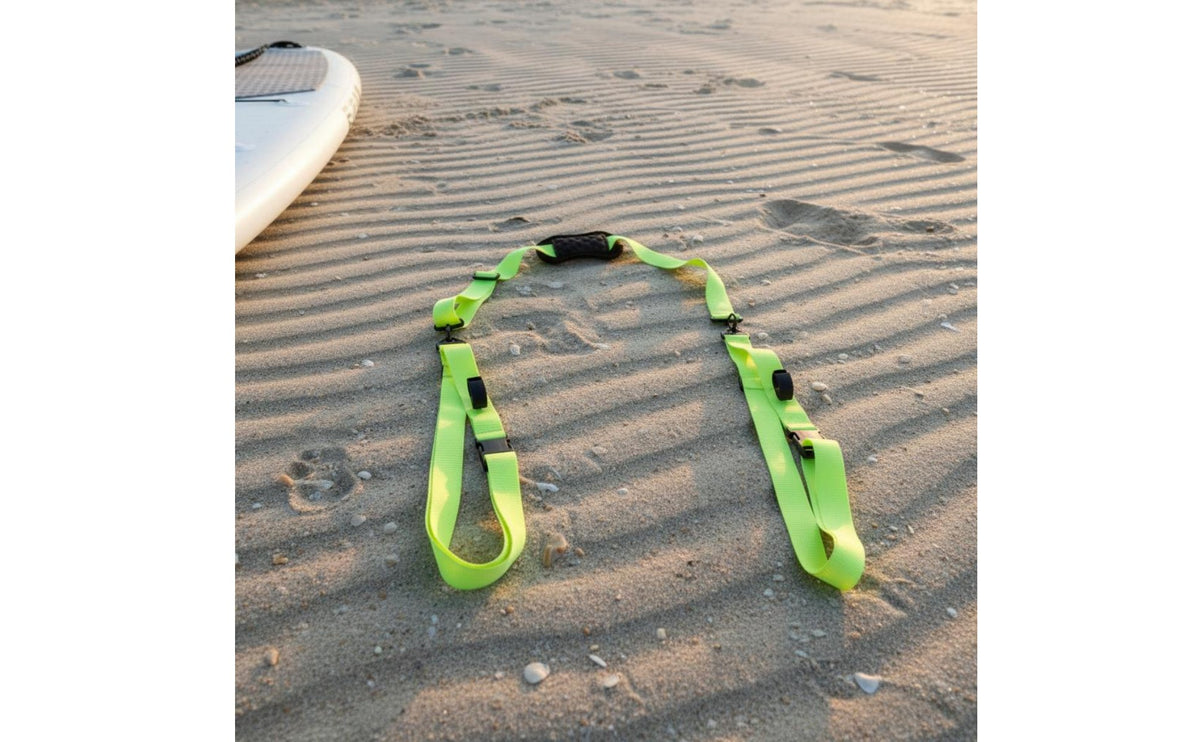 Paddle Board Shoulder Strap with Hooks Adjustable Paddle Board Strap with Shoulder Pad Padded for Paddlers, Surfers, Outdoor Sports, Beach