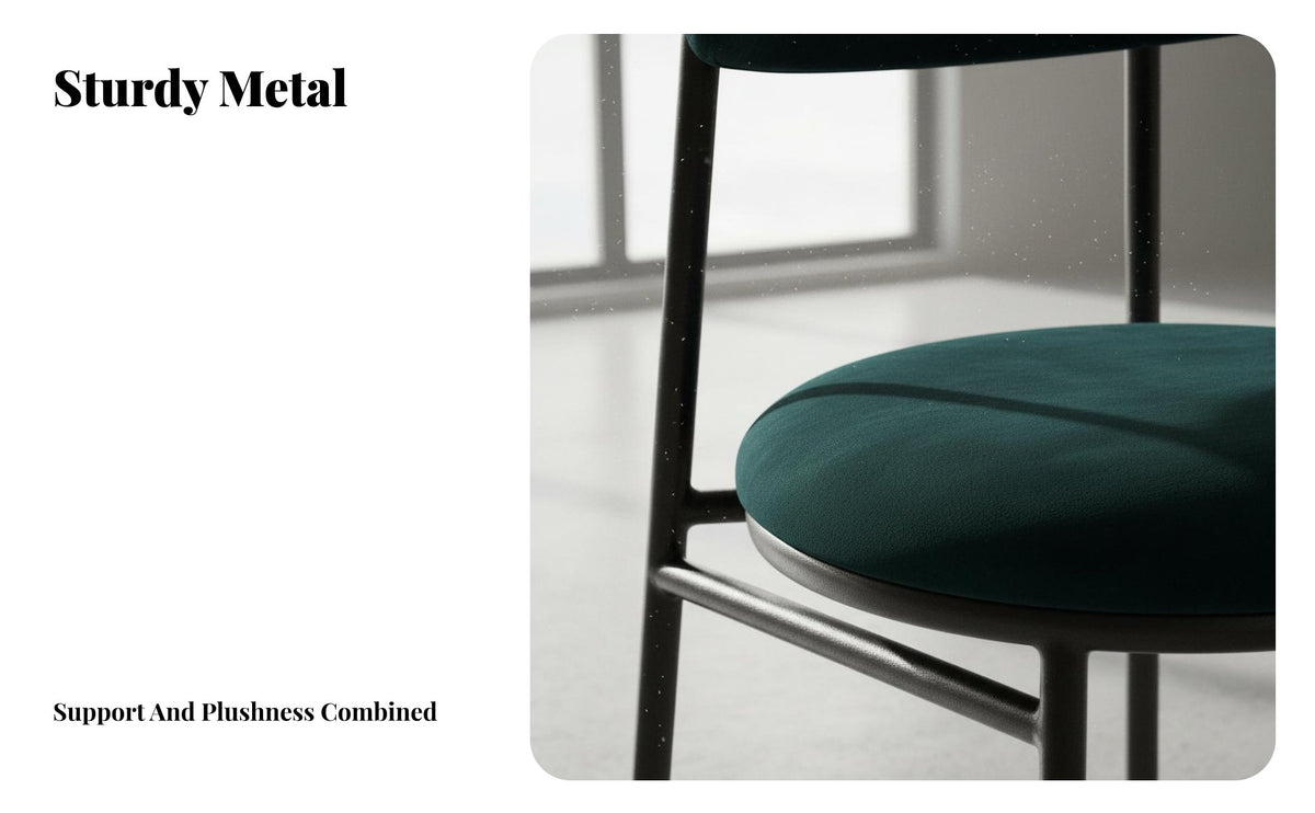 Nordic design Upholstered Shell Chair Minimalist Design Seating Furniture Ergonomic Backrest Thickly paddinged for Interior Designers, Homeowners, Young Adults, Dining Room, Restaurant, Home Office, perusing alcove
