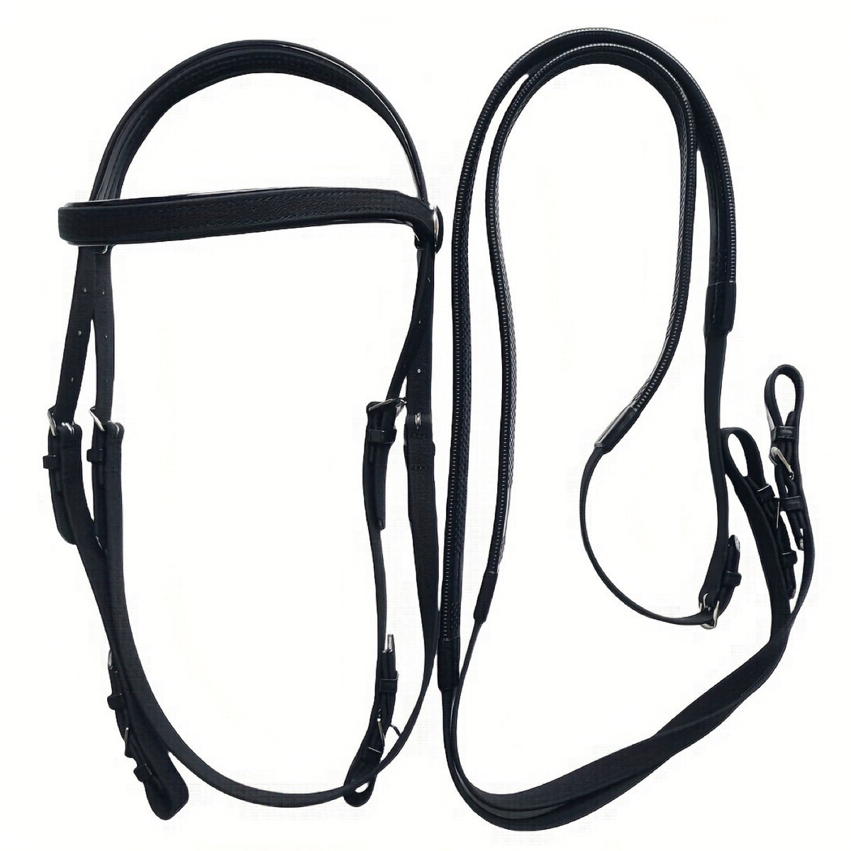 PVC Non-Slip Bridle with Bit for Horse