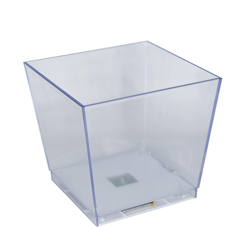 10L Square LED Luminous Ice Bucket Rechargeable Champagne Beer Cooler