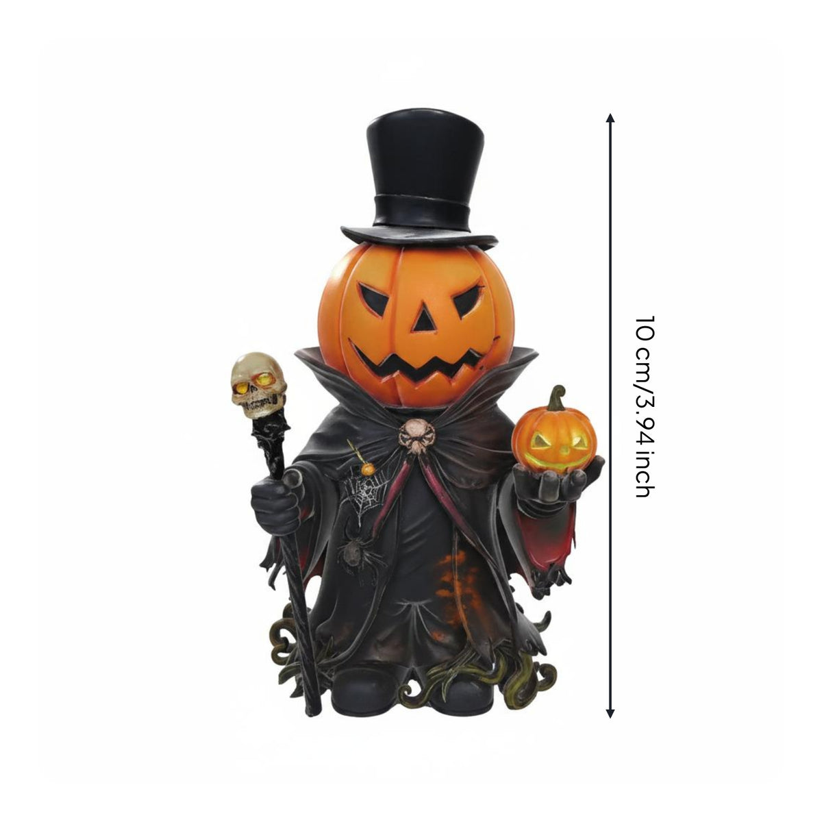 Pumpkin Lantern Ornament Tabletop Display Halloween Pumpkin Figure Presentable Halloween Miniature Ornament