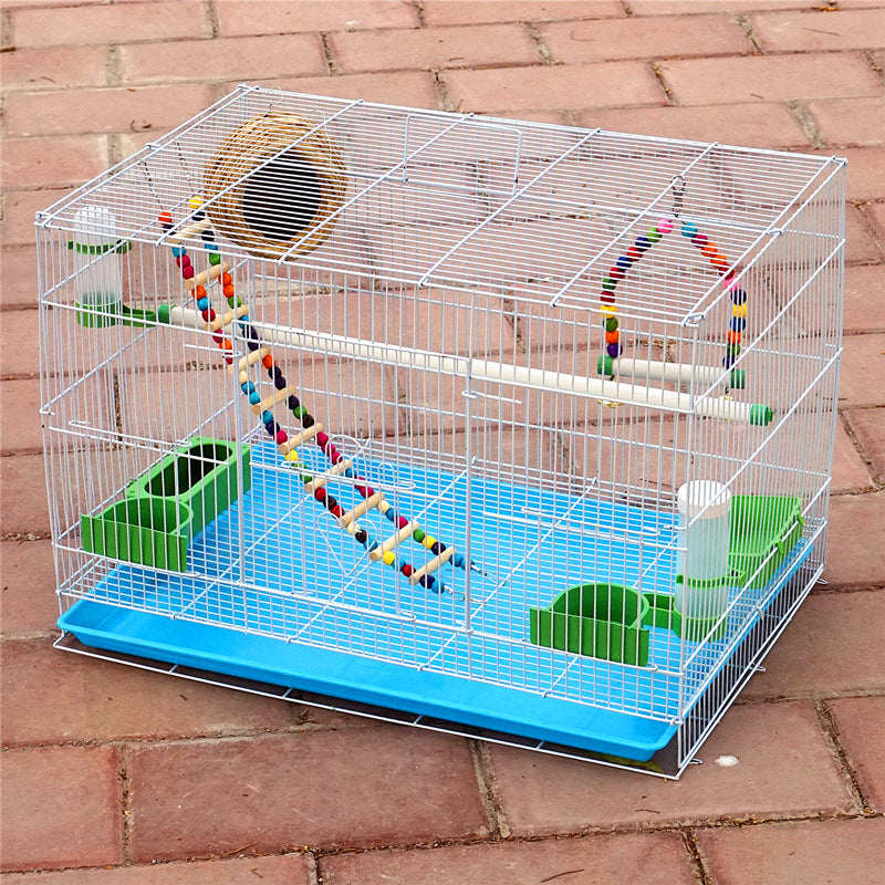 Yuanxi Cute Pet Metal Bird Cage Pigeon Parrot Cage Rabbit Cage Universal Breeding Cage