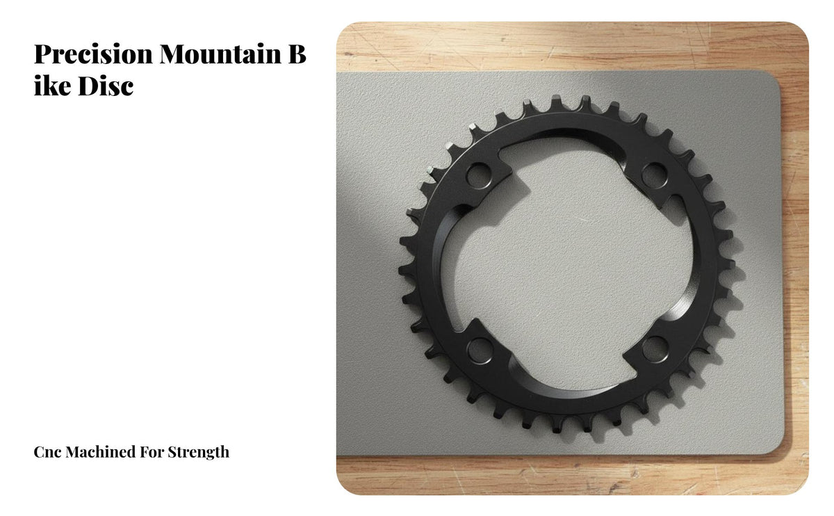 Mountain Bike Crankset Aluminum Alloy Construction Hollow Unified Crankset Narrow Wide Tooth Profile Mountain Bike Crank Arm Set for Cyclists