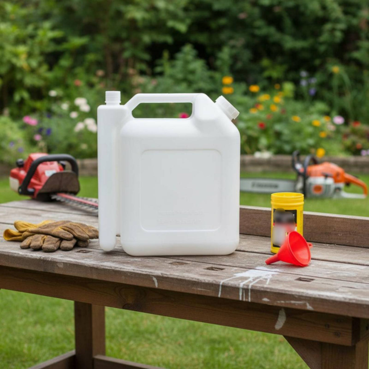 Power Tool Energy Mix Bottle Multi-Unit Markings 2-Stroke Energy Mixing Container Accurate Measurement Oil Gas Mixing Bottle for Landscapers
