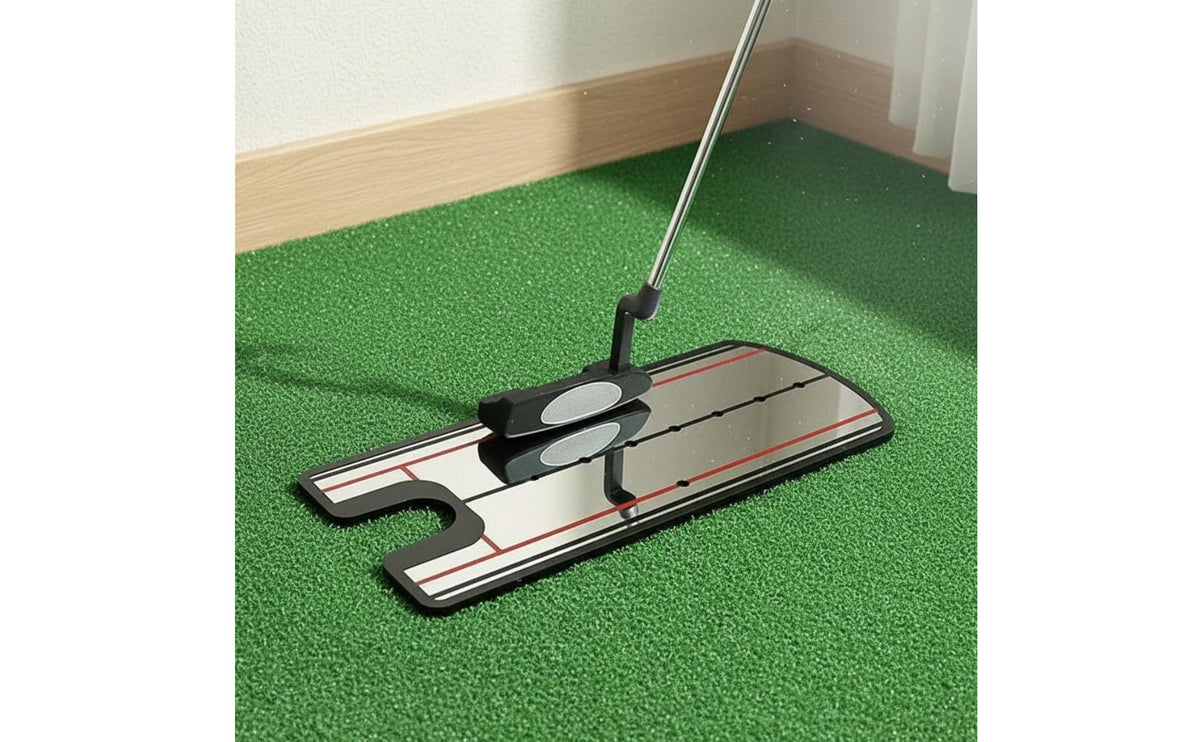 Golf Putting Mirror Reflective Surface Putting Mirror Clear Visual Golf Swing Posture for Beginners, Driving Range