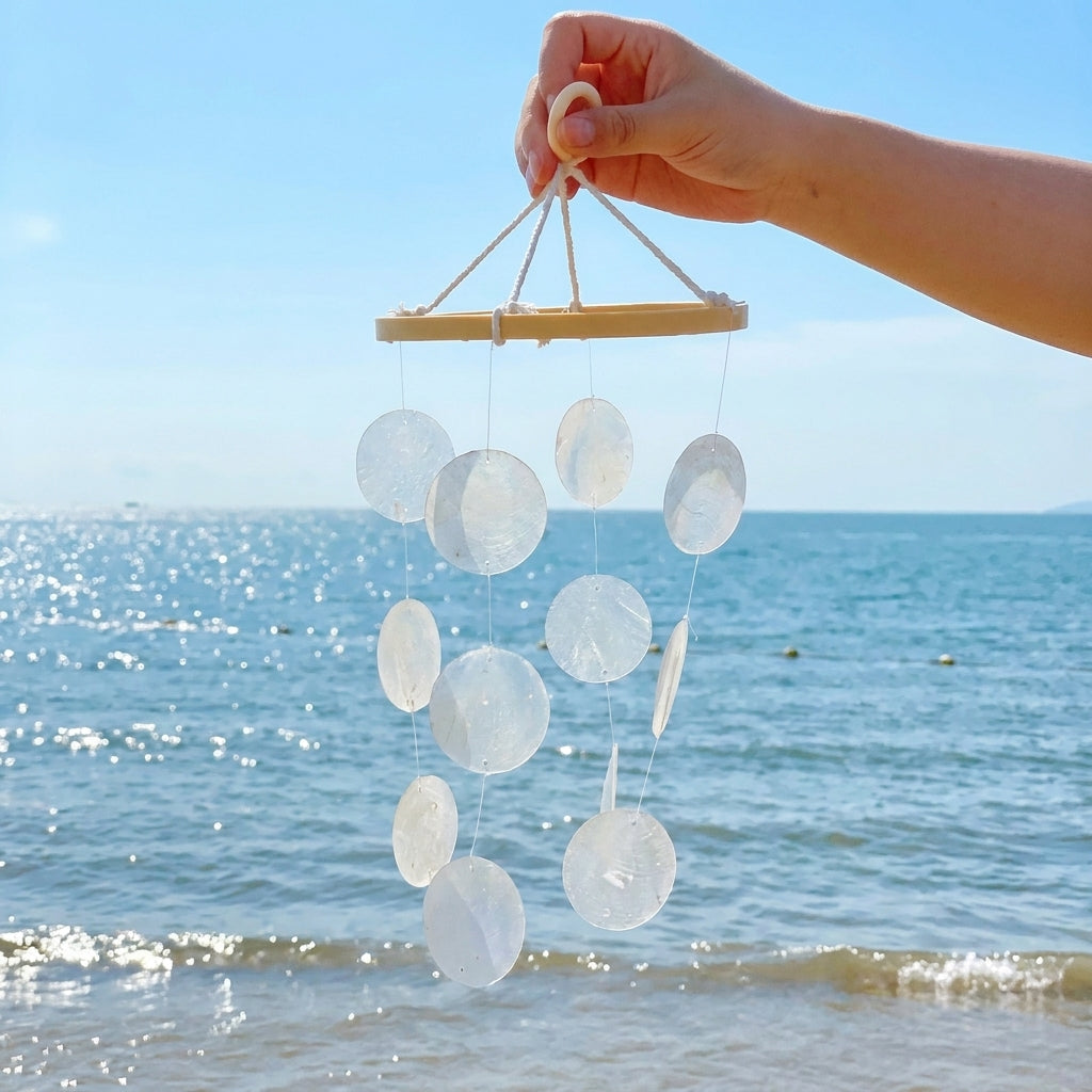 Make Your Personal Ocean Wind Chime DIY Kit Disc for Garden Wind Chimes Outdoor, Beginner Family Craft Kit