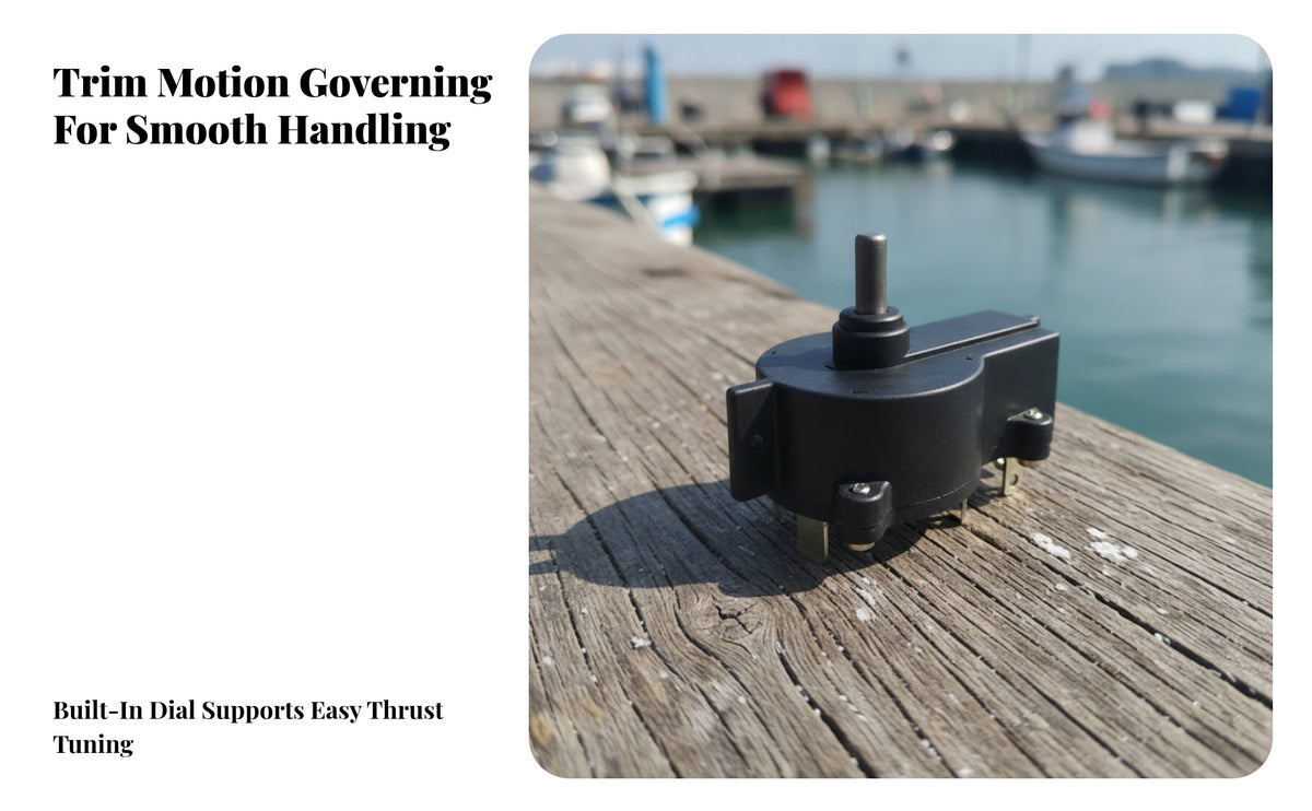 Propeller Controller Switch Assembly | Molded Housing, Easy to Install, Electric Outboard Motor Switch with Terminals