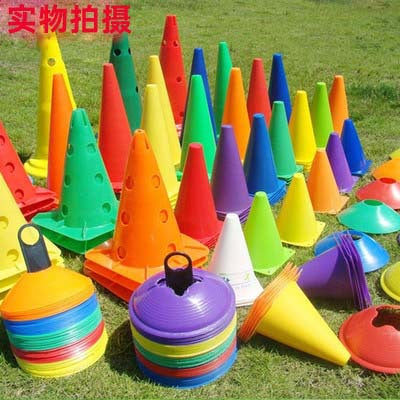 Soccer Training Cones and Markers for Agility and Obstacle Drills