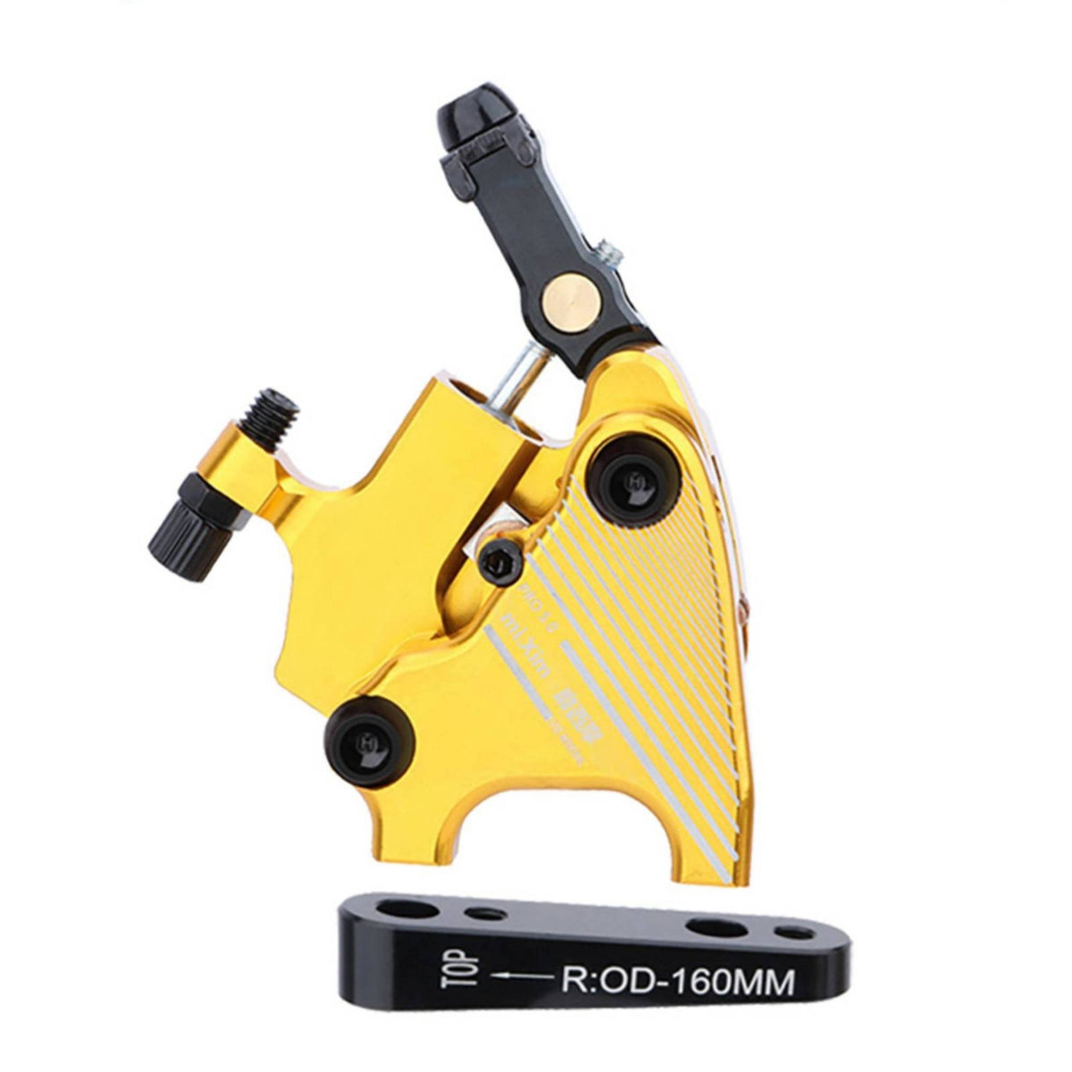 Hydraulic Disc Brake Caliper Aluminum Alloy Road Bike Brake Caliper Compact for Cycle Maintenance