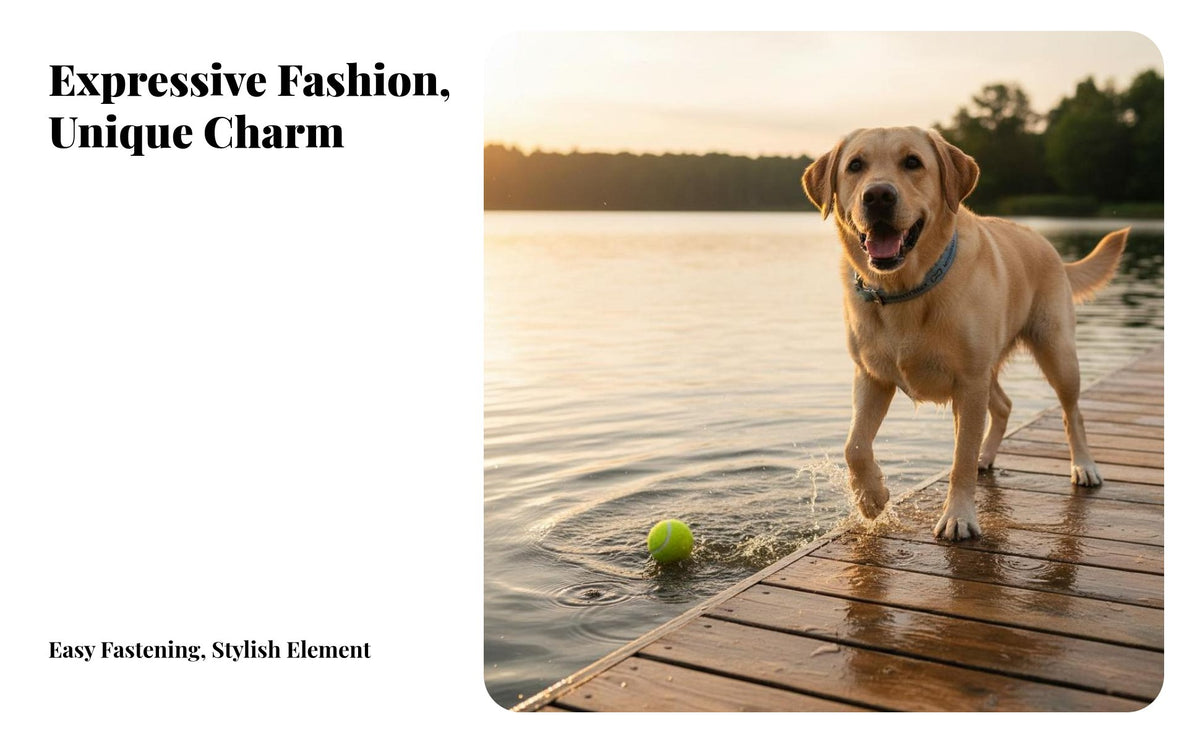 PU Leather Dog Bite-Resistant Printed Pet Resilient for Puppy Owners, Daily Walks, Outdoor Activities, Training