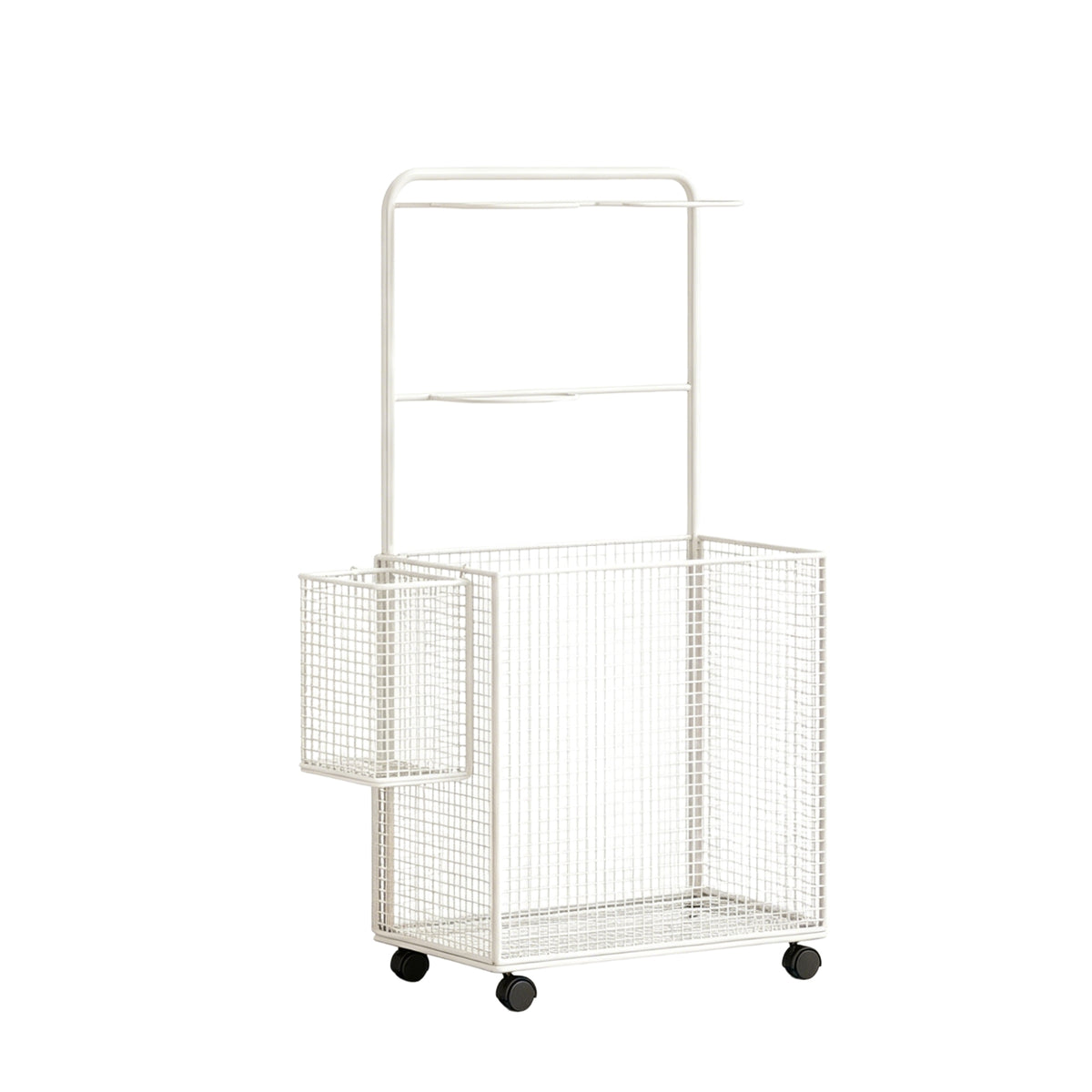 Rolling Storage Rack Caster Wheels Mesh Storage Rack