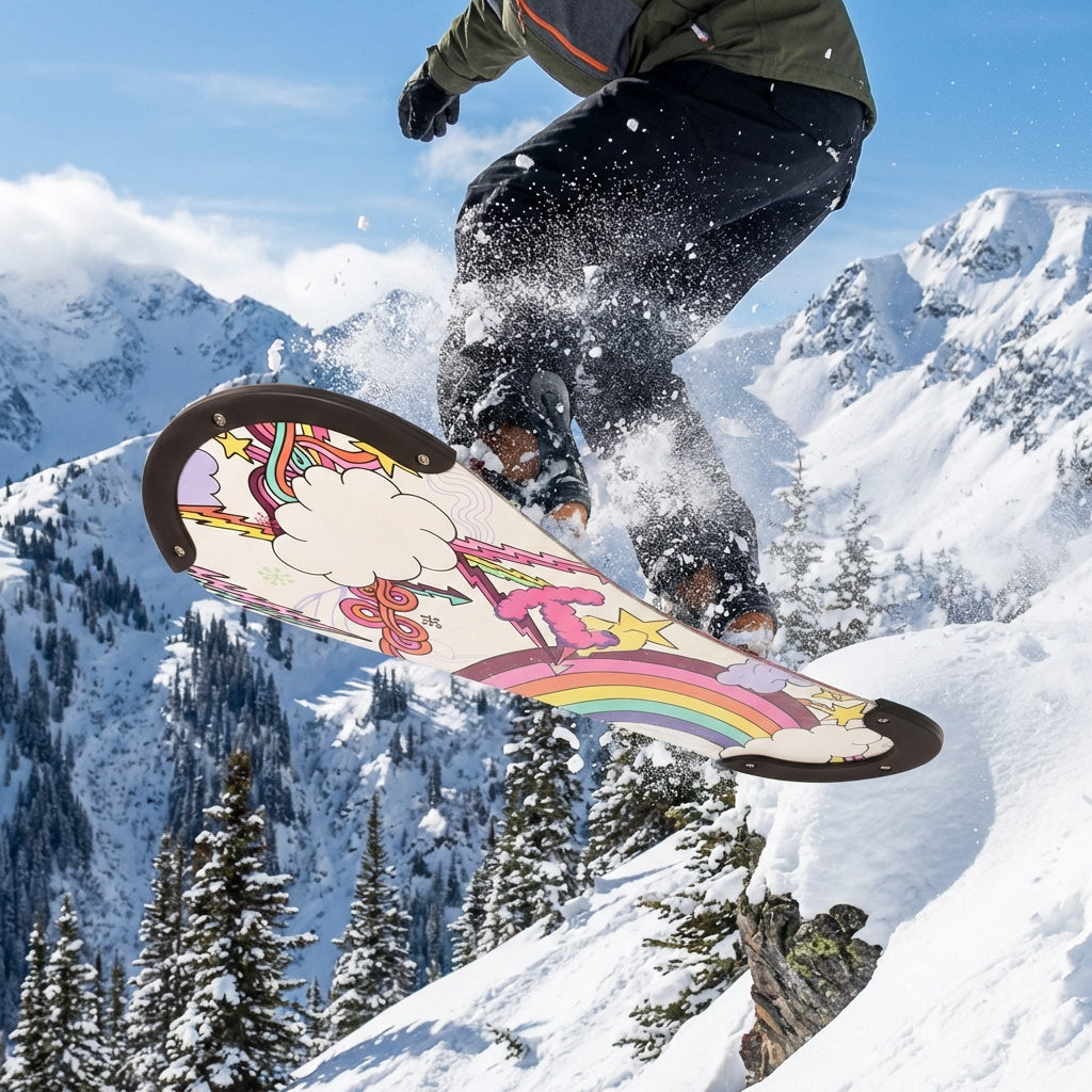 Snowboard Tip Protector Anti-Collision Snowboard Nose Guard Screw-on Installation Athletic Goods Accessory for Snowboarders, Snow Parks, Ski Resorts