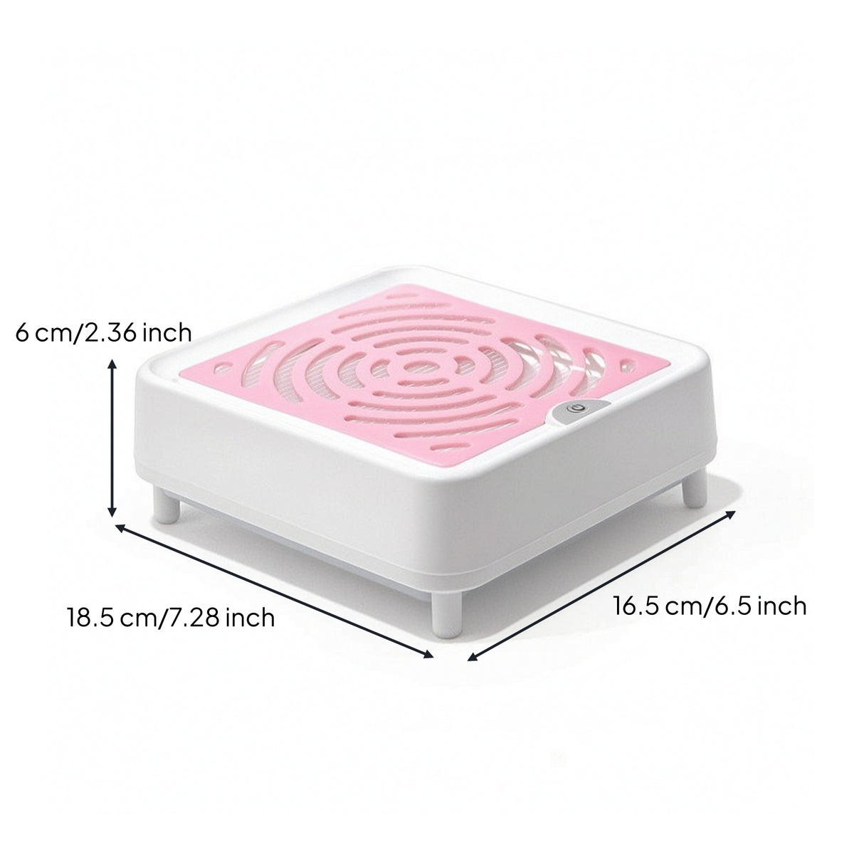 Nail Dust Collector Mini Desktop Nail Dust Collector Manicure Tool Strong Suction Appliance High-Powered for Manicurists