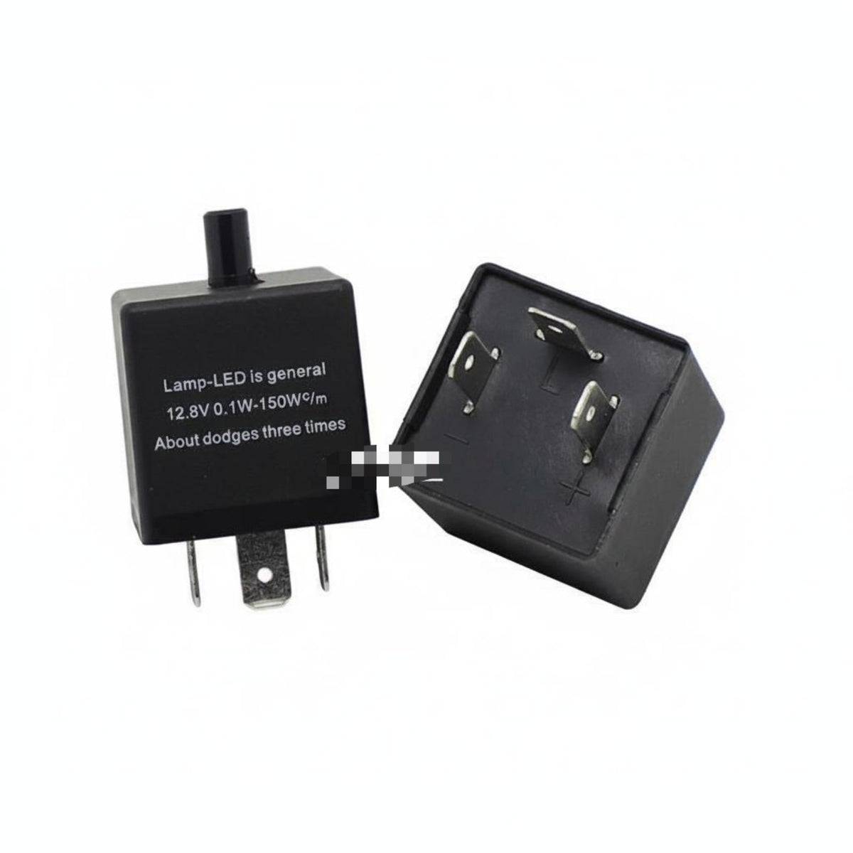 Universal Fit 12V Electronic Indicator Relay Plug and Play 3 Pin Adjustable Flasher Relay LED Turn Indicator Flasher for DIY Mechanics