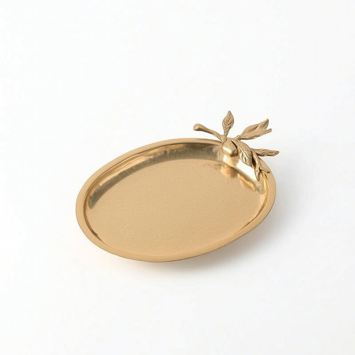 Copper Tray with Handle Decorative Tray with Handle Easy to Clean for Coffee Table, Vanity
