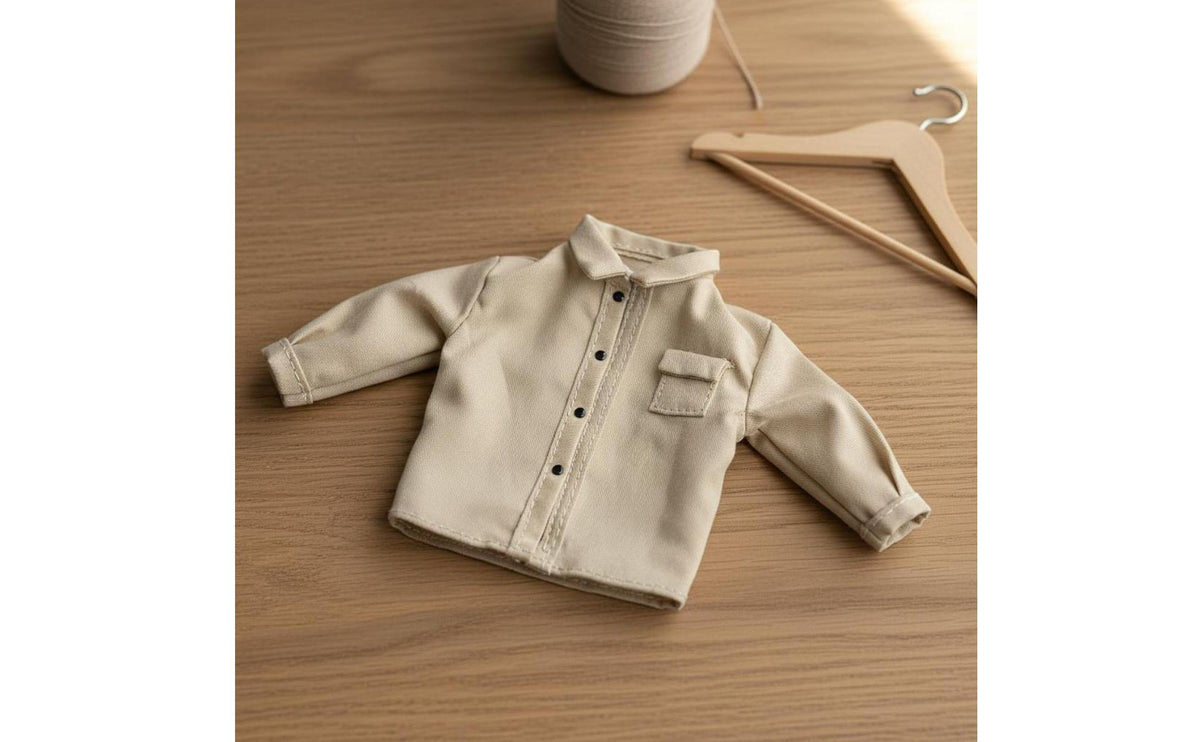 1/12 Scale Long Sleeve Fashionable Top Style Long Sleeve Doll Shirt Textile Toy Clothing