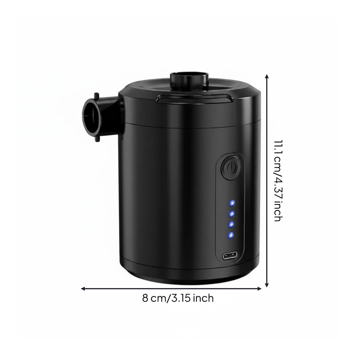 Portable Electric Inflator Inflate and Deflate Inflatable Pump Small Size for Outdoor, Camping